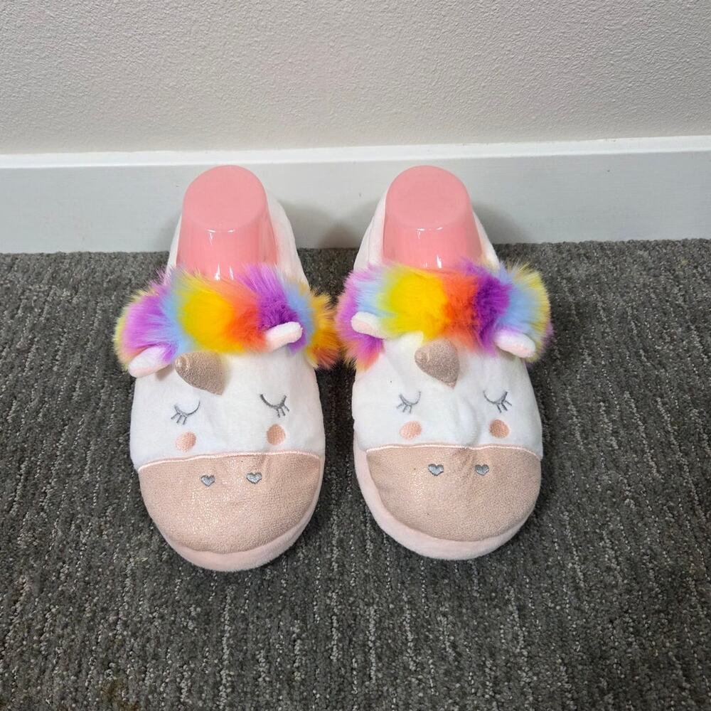 Caramella Bubble Woman's Unicorn Slippers size 8-8.5 NWOT